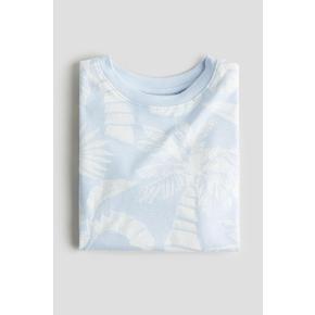 프린트 티셔츠 라이트 블루/패턴 1216652029