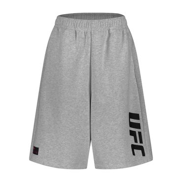 UFC SPORT UFC 빅로고 버뮤다 쇼츠 멜란지그레이 [U2SPW2322MG]
