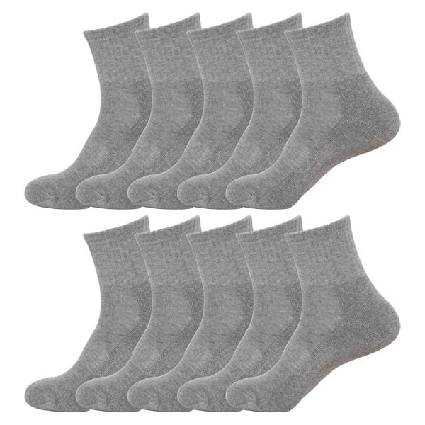 남성용 국내생산 두꺼운 이중바닥 스포츠양말 10켤레 중목 이중쿠션 작업양말