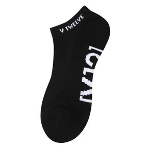 LOGO ANKLE SOCKS_V31A6SC701_BK