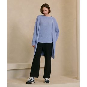 에코스킨 울 조직변형 롱가디건 FW3200