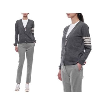 톰브라운 25SS 여성 사선 스트라이프 울 가디건 (FKC334A Y1014 035 25S)