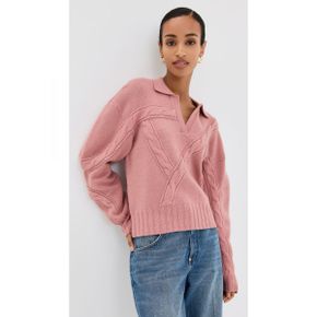 5266099 Prabal Gurung Cable Polo Sweater