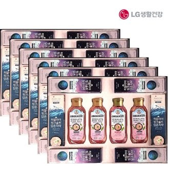 엘지생활건강 LG 히말라야 핑크 솔트 선물세트 한박스 (6세트입) 샴푸 바디워시 치약 비누