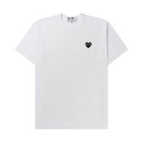 Play Comme des Garcons 플레이 꼼데가르송 블랙 하트 티셔츠 화이트