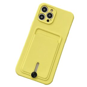 아이폰12 미니 케이스 소프트 슬림 카드포켓 카드수납 심플 카메라보호 젤리 실리콘 케이스 M103