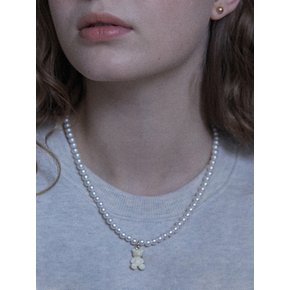 Teddy pearl necklace - Ivory