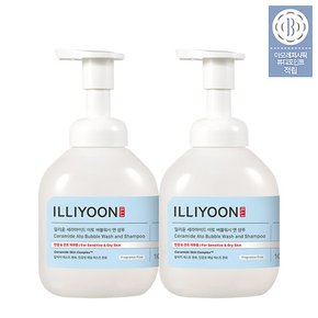 세라마이드 아토 버블워시 앤 샴푸 400ml 2입
