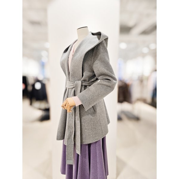 [파주점] [더아이잗컬렉션]울 캐시미어 숄 후드 핸드메이드 코트 CRCA0CTM31