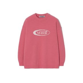 Sport logo jacquard knit_pink