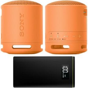 미국 소니 스피커 Sony SRS-XB100 Bluetooth Portable Travel Speaker Orange Stereo Pair Bundl