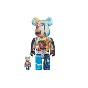 킨키로봇 400%+100% BEARBRICK Jean Michel Basquiat “SPECIAL”