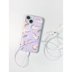 [card]rainbow unicorn phonecase