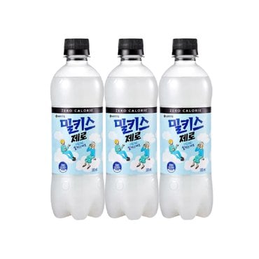  롯데칠성 밀키스 제로 500ml 24펫