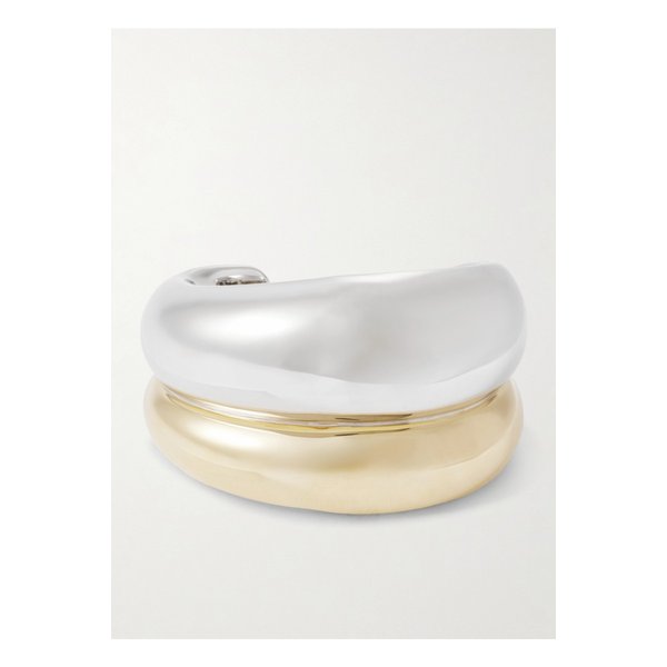 제니퍼 피셔 차베즈 골드 실버 도금 커프 46376663162858058