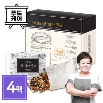 신세계라이브쇼핑 (G) 빅마마 이혜정의 꽃게 해물 다시팩 (15g x 10개) 4팩