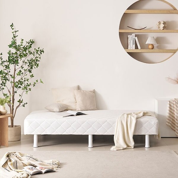 1인용 원룸 작은방 자취방 본넬 일체형침대 (일반형) SS DB5004R (착불)