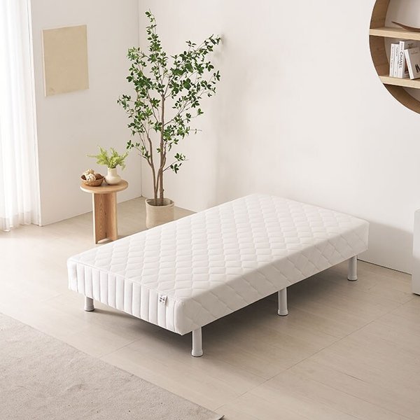 1인용 원룸 작은방 자취방 본넬 일체형침대 (일반형) SS DB5004R (착불)