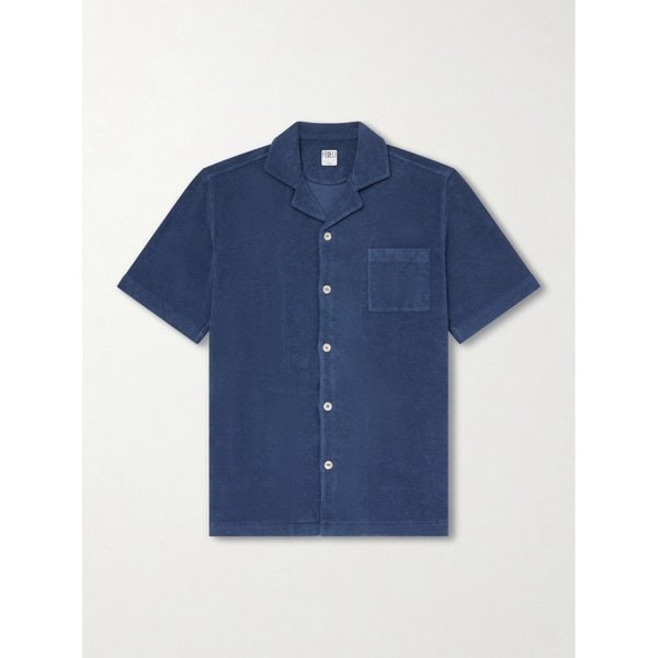 캠프 칼라 코튼 테리 셔츠 46376663162994408