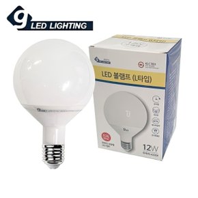 LED 볼전구 컨버터 램프 12W 주백색 L타입 전등 다마