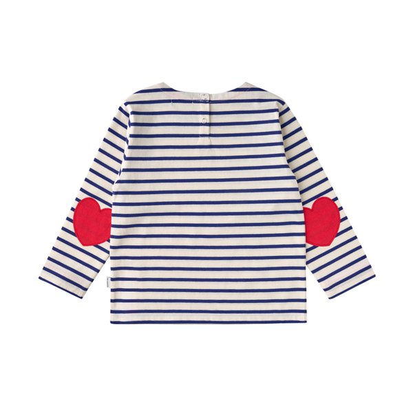 [여주점] [오프라벨 여주점] 블루독 (BL) 하트 STRIPE 티셔츠 (25115-330-53)