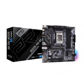 B660M Pro RS Intel B660 CPU (LGA1700) B660M MicroATX 마더보드 시리즈 12세대 대응