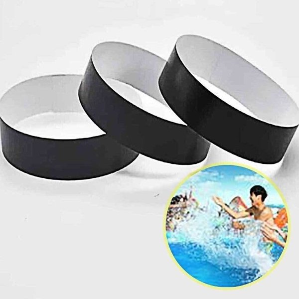 컬러 밴드 팔찌 블랙 일회용 클럽 파티 용품 (WFHZNAO)