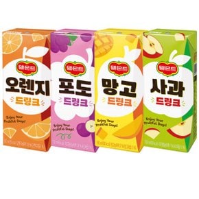 드링크 혼합 190mlx32팩(오렌지8+포도8+망고8+사과8)