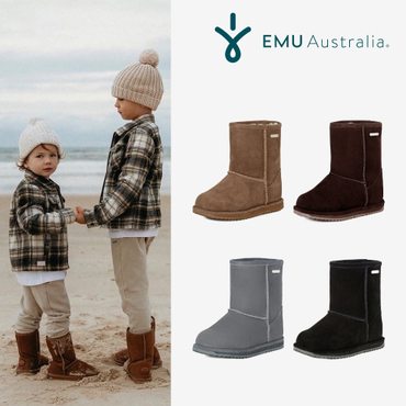 EMU Australia [공식정품] 이뮤 키즈 Brumby Low 어그 부츠