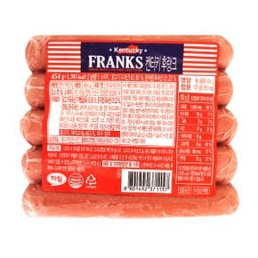 켄터키 후랑크 소시지  454g/냉동 부대찌개 핫도그 캠핑 월남쌈 볶음밥