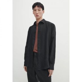 4413389 Massimo Dutti REGULAR FIT - Shirt black