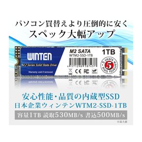 WINTEN 내장 SSD 1TB M.2 2280 3D NAND SATA3 6Gb/