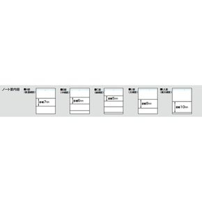 코쿠요 노트 캠퍼스 노트 A5 B괘 30장 노-103BN 본체 사이즈:w148xd210xh4mm83g