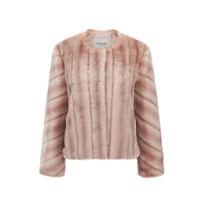 Prelude Eco Fur Coat [Pink]