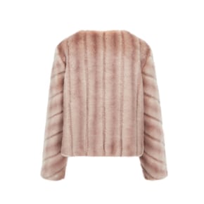 Prelude Eco Fur Coat [Pink]