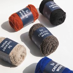 다루마 체비엇 울(Cheviot Wool) 50g 체비엇울 뜨개실 털실 울실 야나