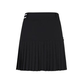 골프]여성 밑단 플리츠 큐롯 스커트_ 221D1PC003_BK
