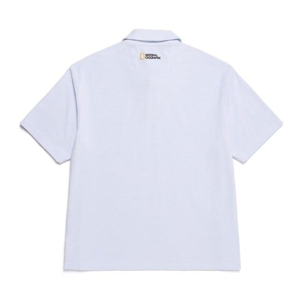 [여주점] N252MTS480 테리 세미오버핏 카라 티셔츠 PALE BLUE