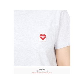 칼하트윕 포켓 하트 여성 반팔티셔츠 I032180 3QIXX