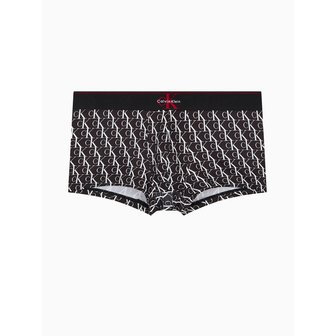 Calvin Klein Underwear 남성 CK 그래픽 마이크로 로우 라이즈 트렁크_NB44942OK