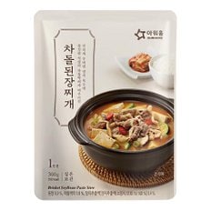  아워홈 차돌된장찌개 레토르음식 간편식품 300g x 1개~12개 선택