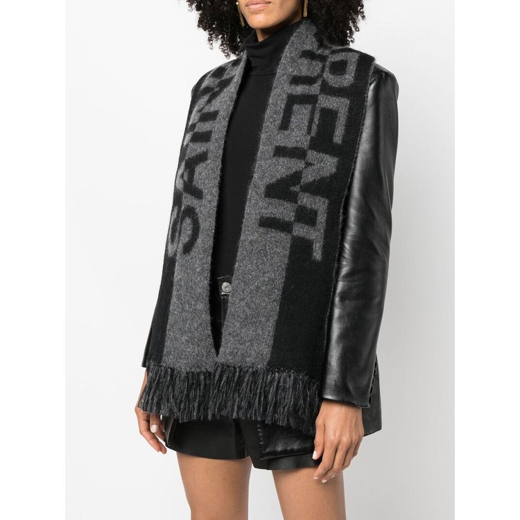 Saint Laurent FW22 Saint Laurent Scarfs Black Scarf