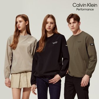 Calvin Klein [캘빈클라인 퍼포먼스] 24SS 나일론 우븐맨투맨 3컬러 택1 B