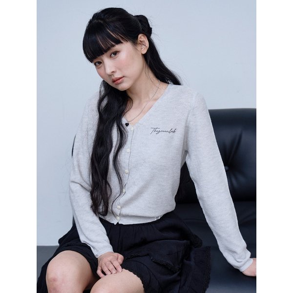 V-Neck Button Cardigan (3colors)