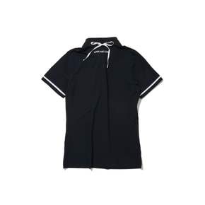 W T-LINE SS POLO T-SHIRT 블랙 EVR LS1XX75F BK