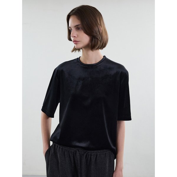 벨벳 하프 티셔츠
