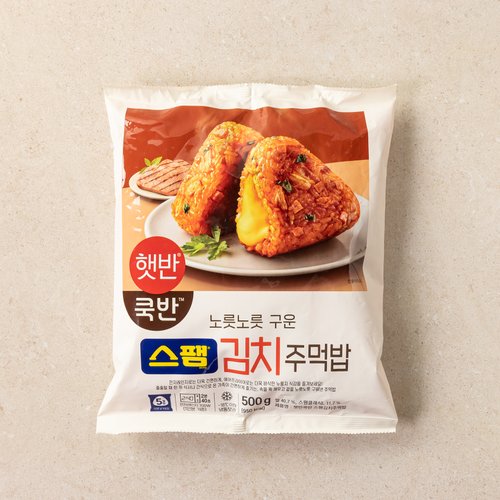 [햇반]  스팸김치주먹밥500G