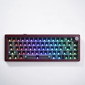 GMK67 5.02.4GType-C 65% EVA RGB WindowsMac 개스킷 마운트 기계식 키보드 키트, 핫 스왑