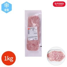  에스푸드 블랙라벨 슬라이스햄 1kg