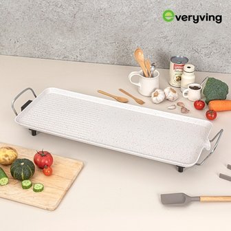  [Everyving] 에브리빙 불소수지코팅 75cm 대형 와이드 전기그릴 Lime-0718G